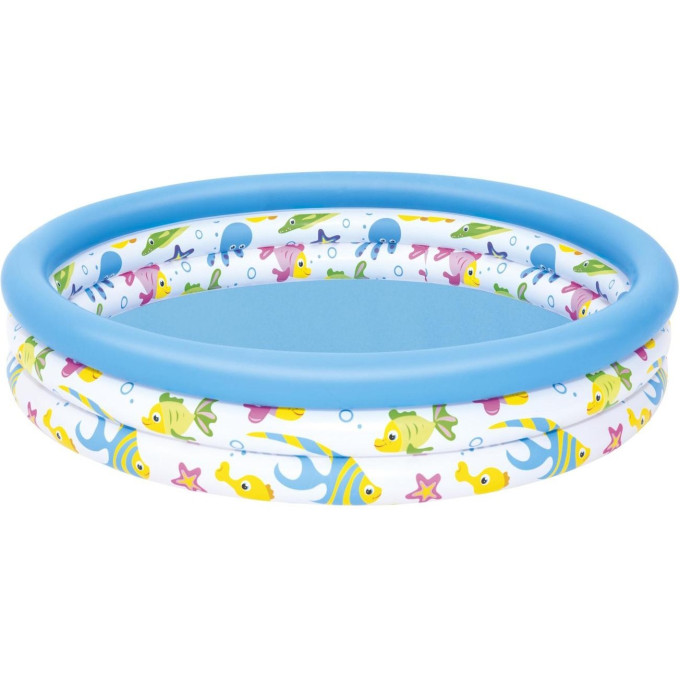 Детский надувной бассейн BESTWAY ОКЕАН 122х25см 140л, от 2 лет 51009 BW